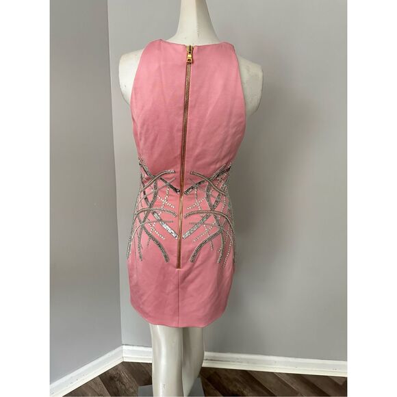 NWOT BALMAIN Embellished stretch-knit mini dress Sz FR 38 / US 6 $4895 - Picture 6 of 14